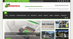 Desktop Screenshot of energieportal.org